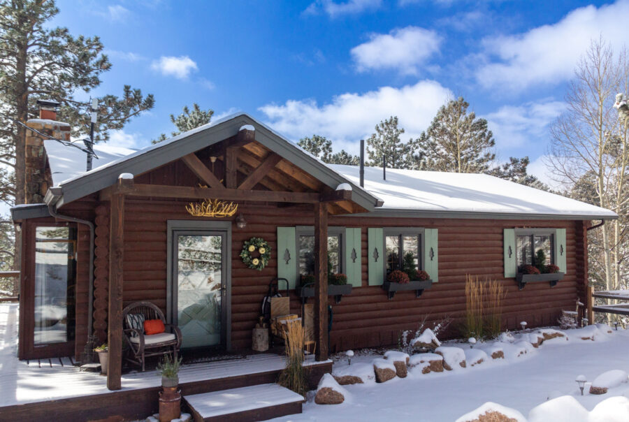 House in the Colorado Mountains